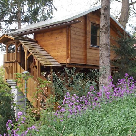 Baumhaus Wolfshoehle Fischach Dış mekan fotoğraf