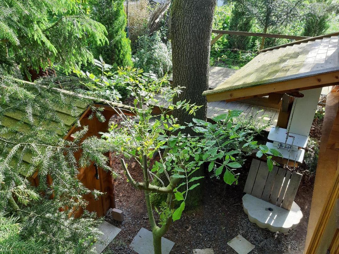 Baumhaus Wolfshoehle Fischach Dış mekan fotoğraf