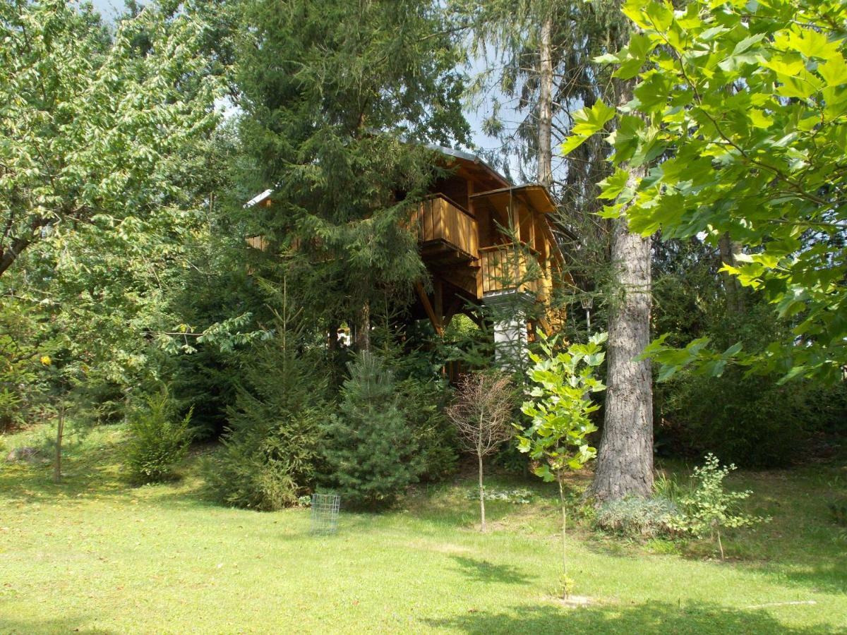 Baumhaus Wolfshoehle Fischach Dış mekan fotoğraf